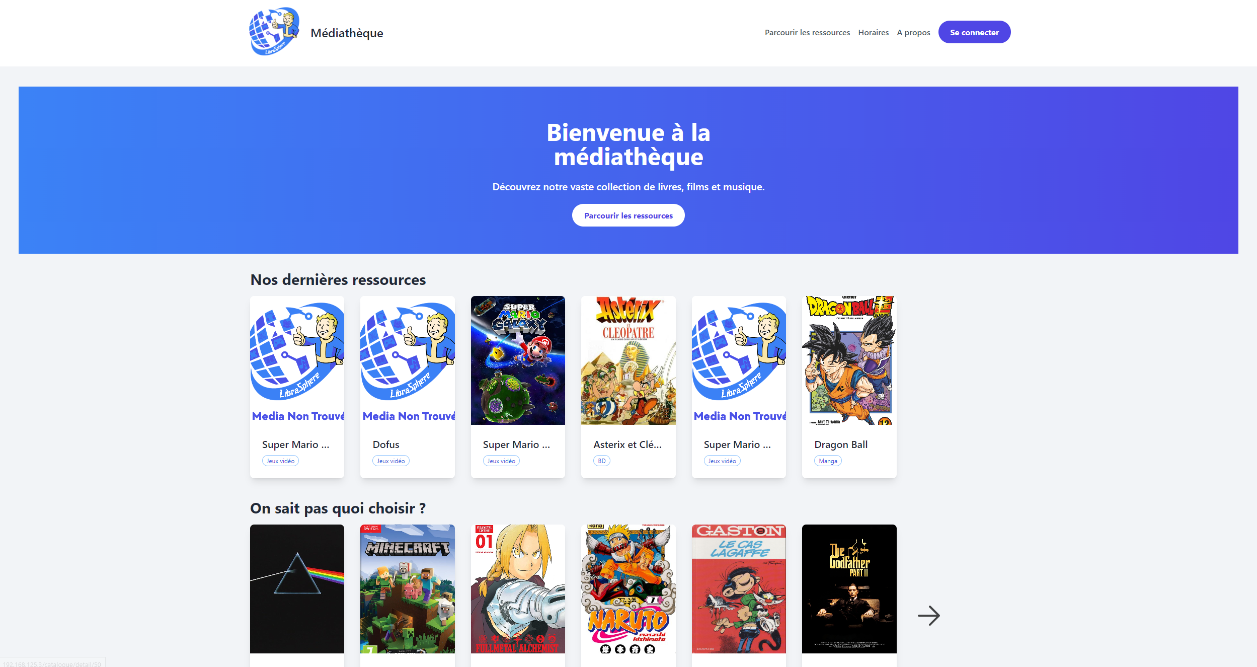 Accueil LibraSphère